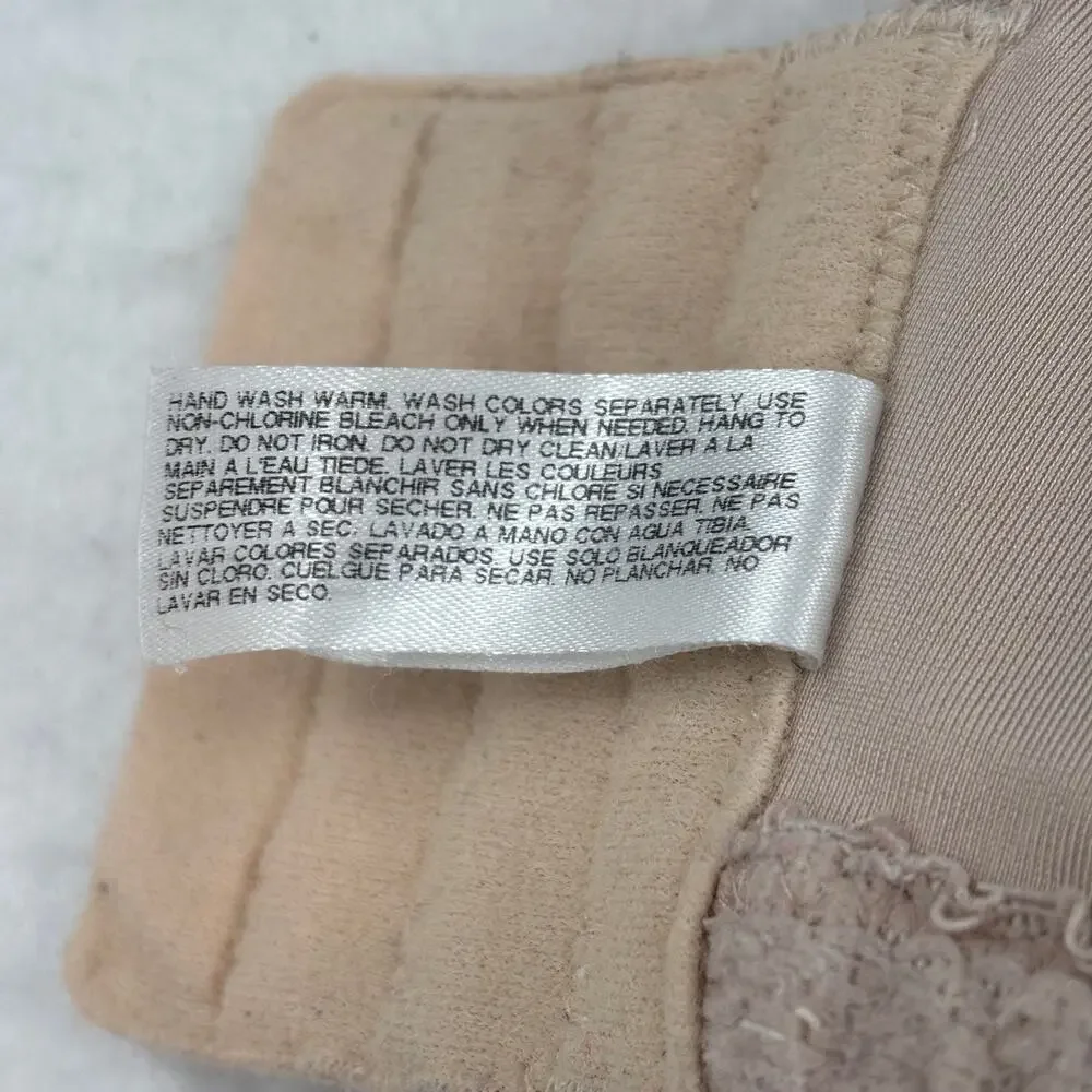 Wacoal Bra Size 38H Beige Basic Beauty Full Figures Seamless Underwire 855192